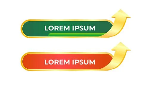 Gradient Banner With Gold Arrow Accent For Highlight Labels And Promo Layouts Stock Illustration