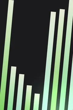 Gradient Bar Chart Data Visualization Stockfoto's