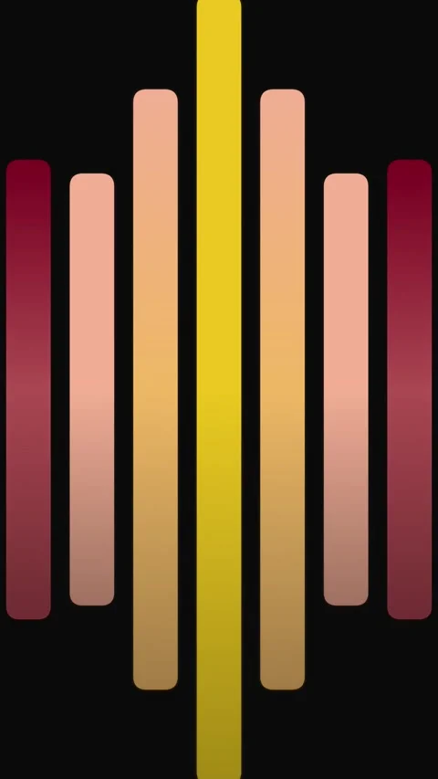 Gradient Bars with Colorful Ombre Effect Video stock 329665855