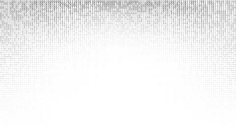 Gradient Binary Code Digits Background Illustrazione stock