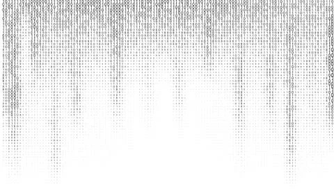 Gradient Binary Code Digits Background Stock Illustration