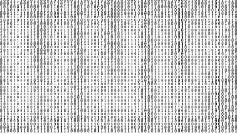 Gradient Binary Code Digits Background 스톡 일러스트