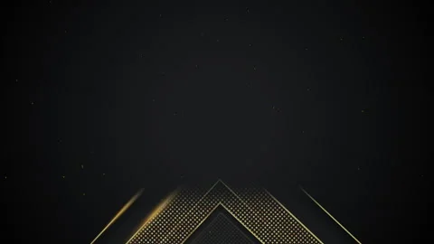 Gradient black background with golden frame Stock Footage 242028782