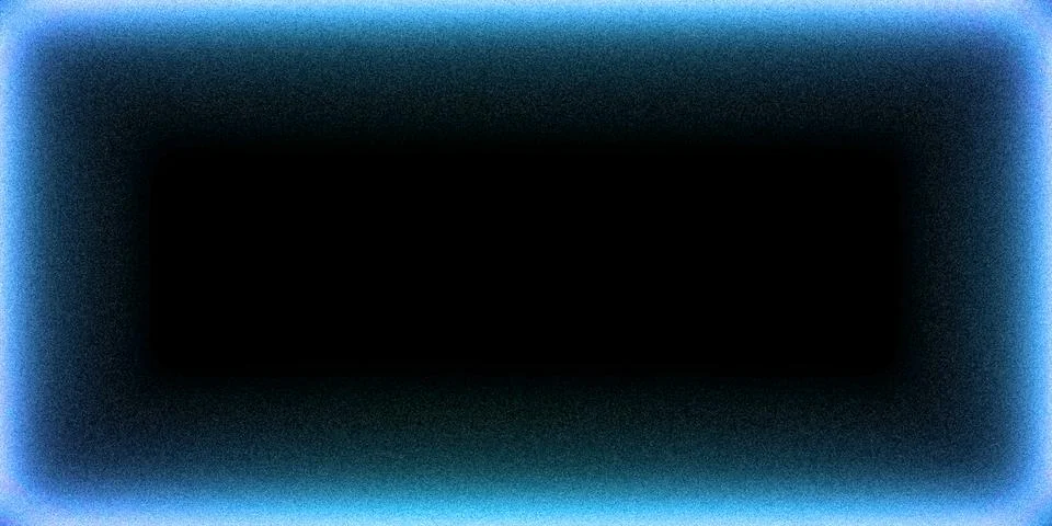 A gradient with a black central area and a glowing blue border effect, crea.. Ilustración de archivo