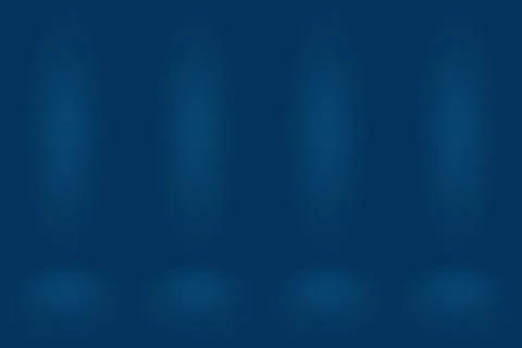 Gradient Blue abstract background. Smooth Dark blue with Black vignette Studio. Stockillustratie