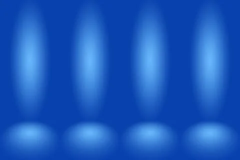 Gradient Blue abstract background. Smooth Dark blue with Black vignette Studio. Stockillustratie