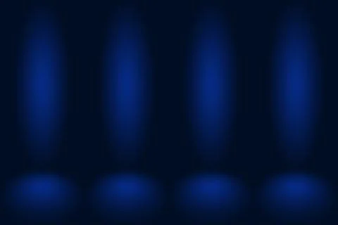 Gradient Blue abstract background. Smooth Dark blue with Black vignette Studio. イラスト素材