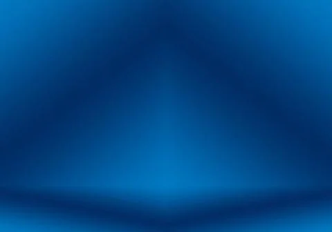 Gradient Blue abstract background. Smooth Dark blue with Black vignette St... Stock Photos