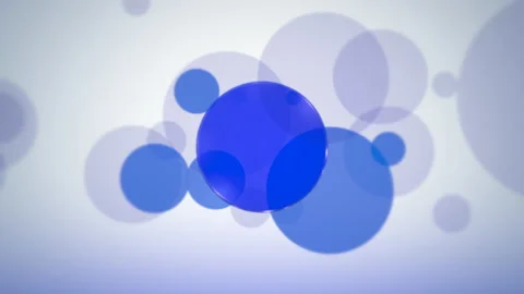 Gradient blue and white circles pattern 스톡 동영상 171143765