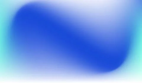 Gradient blue background with soft white and green edges Stock Illustration
