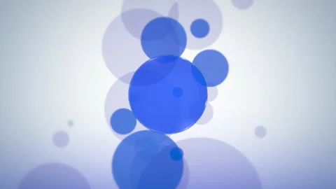 Gradient blue circles pattern Stock Footage 169591646
