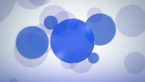 Gradient blue circles pattern Stock Footage 169591812