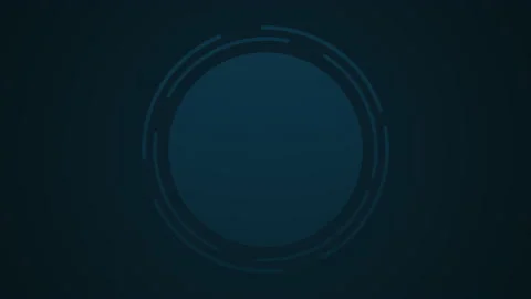 Gradient blue circles pattern 스톡 동영상 195510880