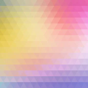 Gradient blue color and triangle polygon pattern background vector Stock Illustration