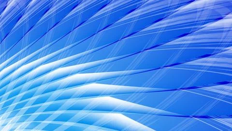 Gradient blue color isometric style abstract modern wavy style vector 스톡 일러스트