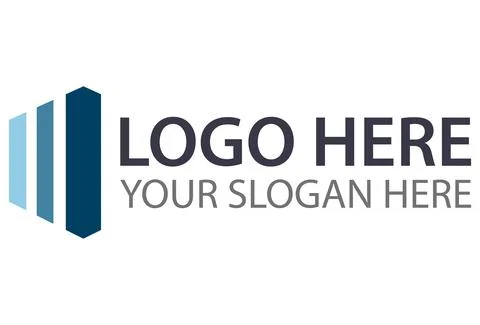 Gradient Blue Minimal Abstract Creative Square logo Concept	 Stock Illustration