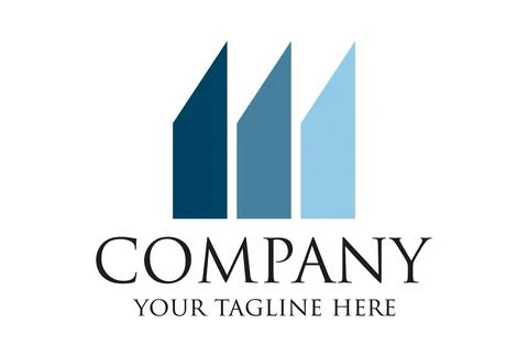 Gradient Blue Minimal Abstract Creative Square logo Concept	 Stock Illustration