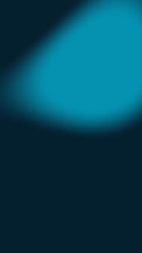 Gradient blue oval drifts through layered darkness Video stock 329290821