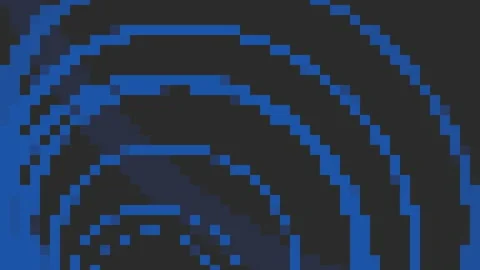 Gradient blue pixels in 8 bit of architecture 스톡 동영상 221307844