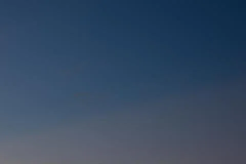 Gradient Blue Sky at Dusk Stock Photos