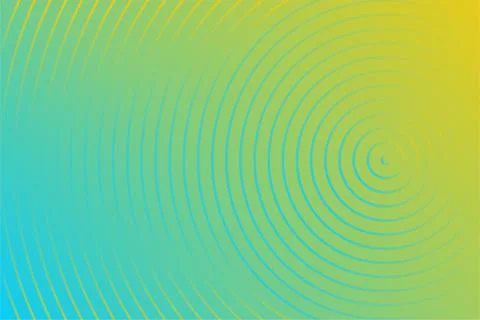 Gradient blue yellow background with circular watermark. Stock Illustration