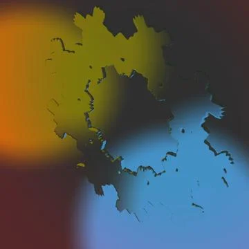 Gradient  Blur Future Multiple Use Shiny Piece Element Gradient Abstract Cr.. Stock Illustration