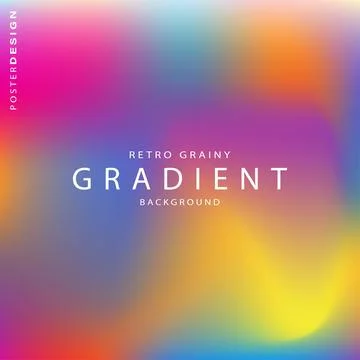 Gradient blurred background with retro abstract color pattern for brochure,.. 库存插图