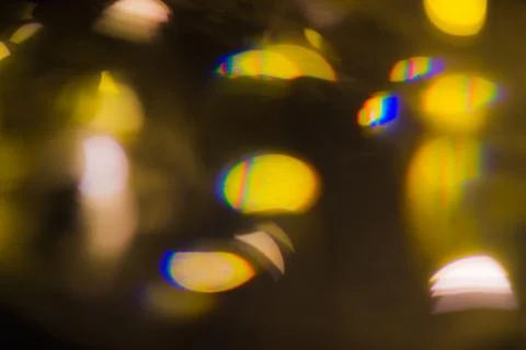Gradient with bokeh effect, Green, Yellow. Blend a simple defocused and blurr Stock Photos