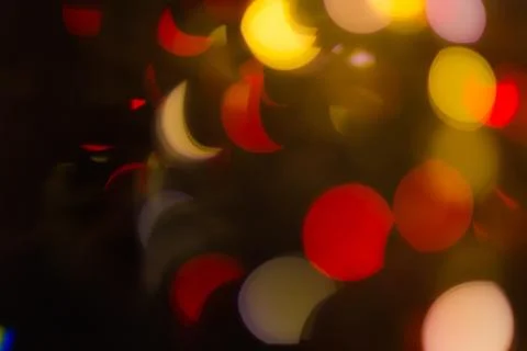 Gradient with bokeh effect, Green, Yellow. Blend a simple defocused and blurr Stock Photos