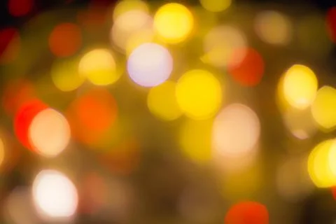 Gradient with bokeh effect, Green, Yellow. Blend a simple defocused and blurr Foto stock
