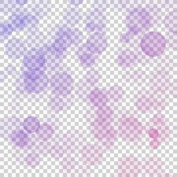 Gradient Bokeh Transparent Background Foto stock