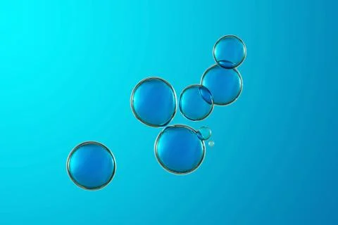 Gradient bubbles Stock Photos