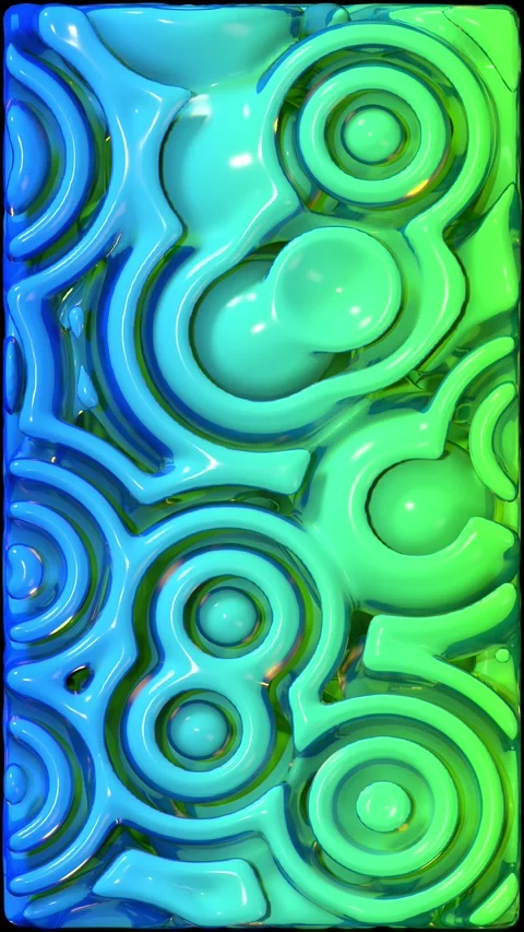 Gradient Bubbles Vertical Backdrop Stock Footage 280365017