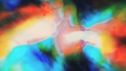 Gradient bursts of red blending smoothly with blue and green. Stock Footage 293218230