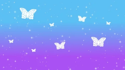 Gradient Butterfly Background Stock Footage 112641646