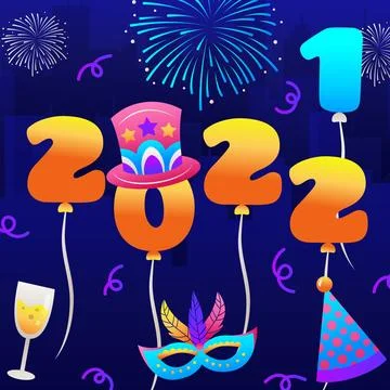 Gradient changing year illustration Stock Illustration