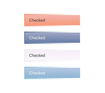Gradient checked Text Collection Bar Stock Illustration