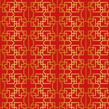 Gradient chinese pattern design イラスト素材
