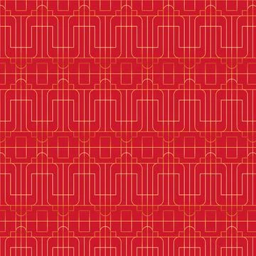 Gradient chinese pattern illustration Stock Illustration