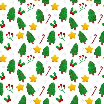 Gradient christmas pattern design Illustrazione stock