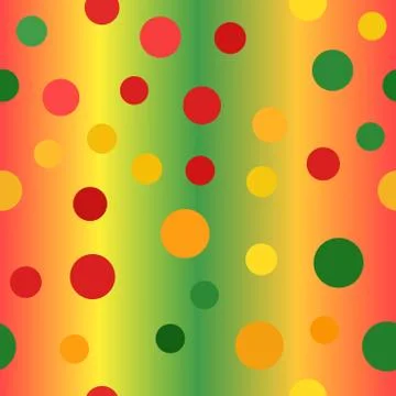 Gradient circle pattern. Seamless vector Stock Illustration