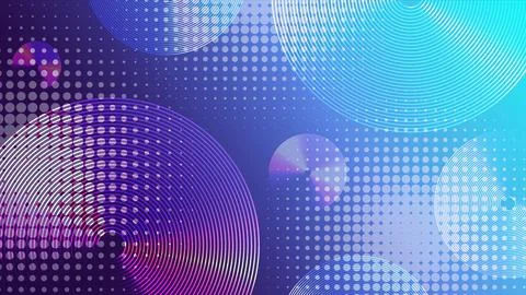 Gradient circles abstract background design イラスト素材
