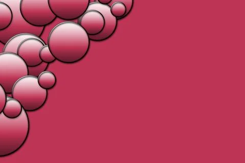 Gradient circles background, magenta seamless pattern Illustrazione stock