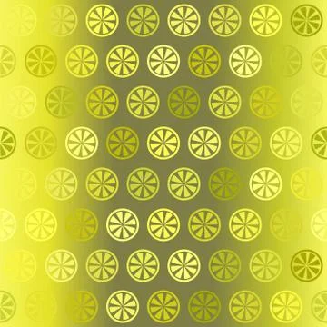 Gradient citrus pattern. Seamless vector Stock Illustration
