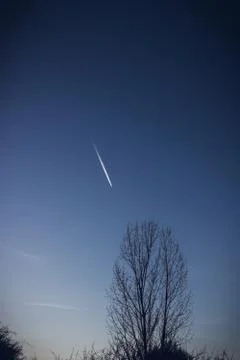 Gradient clear blue sky. Fotos de archivo