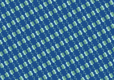 Gradient clear ocean stroke-based surface pattern with branch-like tile detai Stock Illustration