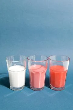 Gradient cocktails Stock Photos