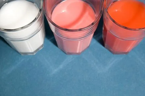 Gradient cocktails Stock Photos