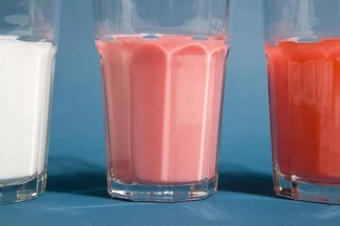 Gradient cocktails Stock Photos