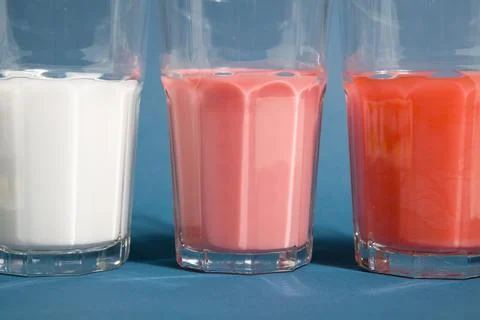 Gradient cocktails Stock Photos